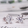 2ctw DEF White Diamond Test Passed Moissanite Silver Earring Jewelry GemStone Girlfriend Gift Special Price for Women | Vimost Shop.
