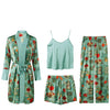 Spring and Summer Homewear Sleepwear Four Piece Set Sexy Pajamas | Vimost Shop.