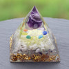Orgonite Amethyst Pyramid Change The Magnetic Field Of Life Reiki Stone Fluorite  Aura Crystal Resin Decorative Craft Jewelry | Vimost Shop.