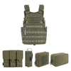 Tactical Vest Suit Plate Carrier Molle Hunting Vest Suit Airsoft Vests Chest Rig Gear Armor Plate Vests | Vimost Shop.