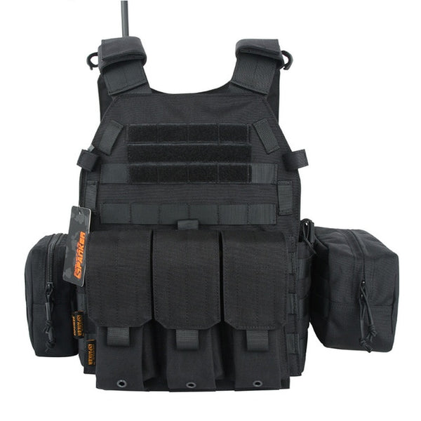 Tactical Vest Suit Plate Carrier Molle Hunting Vest Suit Airsoft Vests Chest Rig Gear Armor Plate Vests | Vimost Shop.