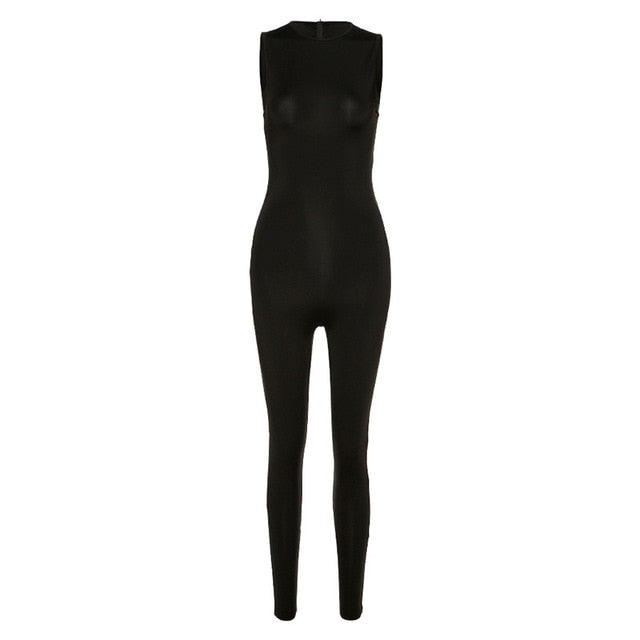 Women Sleeveless Gym Clothing Yoga Set Slim High Waist Sports Jumpsuit Sports Workout Active Wear Skinny Rompers | Vimost Shop.