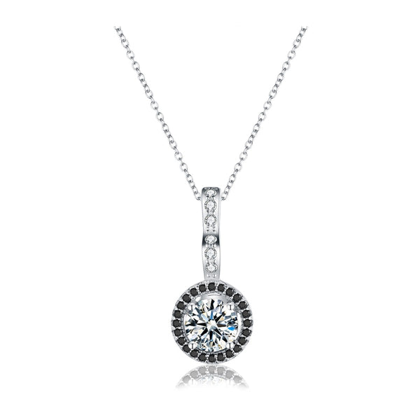 Sterling Silver Fine Jewelry Trendy Engagement Necklaces Pendants for Women Wedding Pendants Bijoux | Vimost Shop.