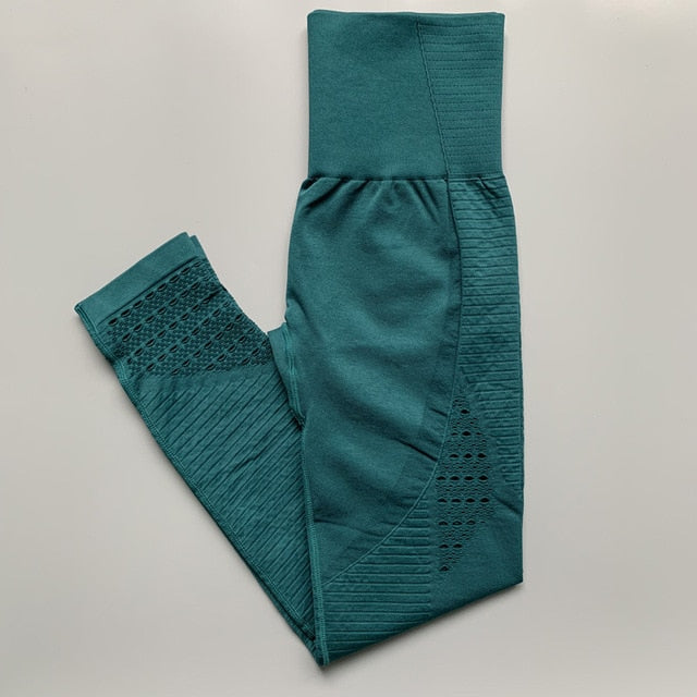 Women Energy Seamless Tummy Control Yoga Pants | Vimost Shop.