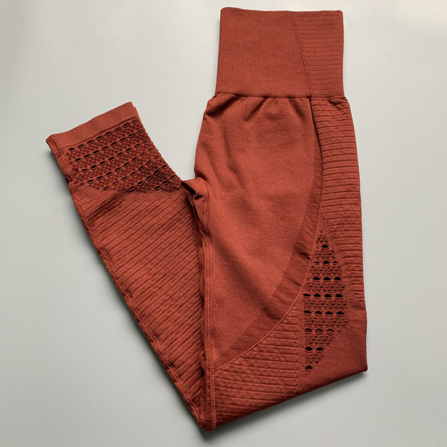 Women Energy Seamless Tummy Control Yoga Pants | Vimost Shop.