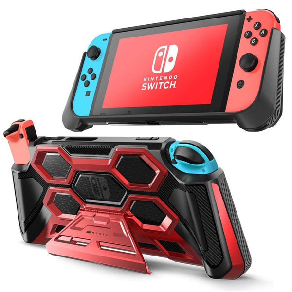 For Nintendo Switch Case MUMBA Battle Series Heavy Duty Grip Cover For Nintendo Switch Console with Comfort Padded Hand Grips | Vimost Shop.