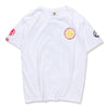 Japanese Style Wave Streetwear TShirts Mens Embroidery Short Sleeve T-shirts Harajuku Hip Hop Cotton Loose Tees Shirts | Vimost Shop.