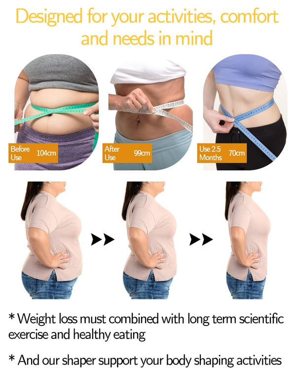 Sauna Sweat Waist Trainer Corset Slimming Trimmer Belt Workout Girdle Women Body Shaper Weight Loss Fat Burner Modeling Straps | Vimost Shop.