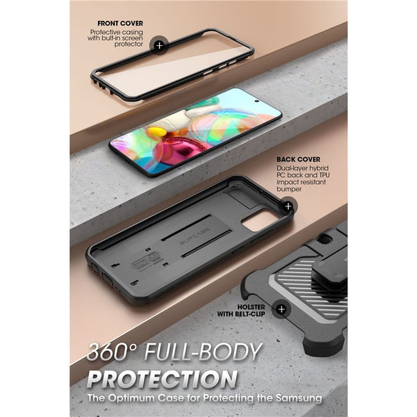For Samsung Galaxy A71 Case (Not Fit A71 5G Series) UB Pro Full-Body Rugged Holster Cover with Built-in Screen Protector | Vimost Shop.