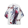 Japanese Dragon Kimono Streetwear Men Women Cardigan Harajuku White Yukata Robe Traditional Clothes | Vimost Shop.