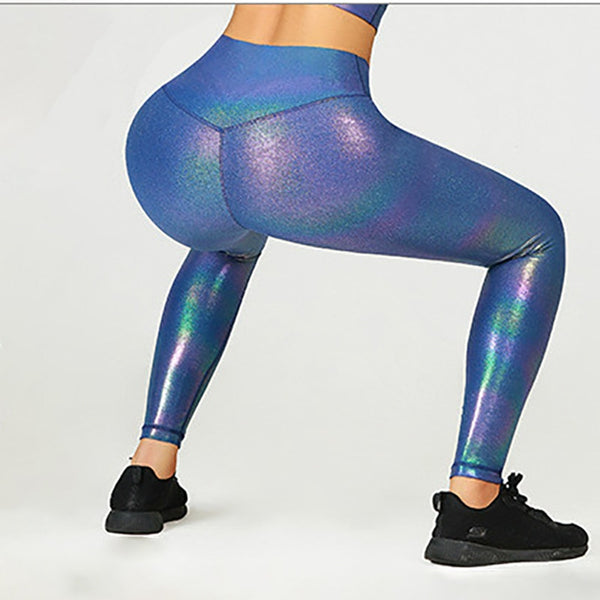 GOLD STAMPING Stretchy Fitness Workout Gym Leggings Women | Vimost Shop.