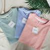 summer tracksuits womens two peices set leisure outfits cotton oversized t-shirts | Vimost Shop.