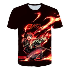 0 Ghost Blade 3D T-Shirt Men funny t shirts Fashion Hip Hop Women Demon Slayer Summer child Print Streetwear T-Shirt tops | Vimost Shop.