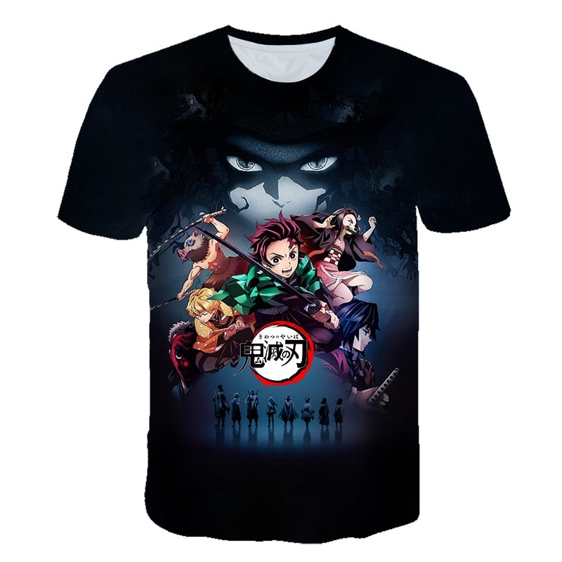 0 Ghost Blade 3D T-Shirt Men funny t shirts Fashion Hip Hop Women Demon Slayer Summer child Print Streetwear T-Shirt tops | Vimost Shop.