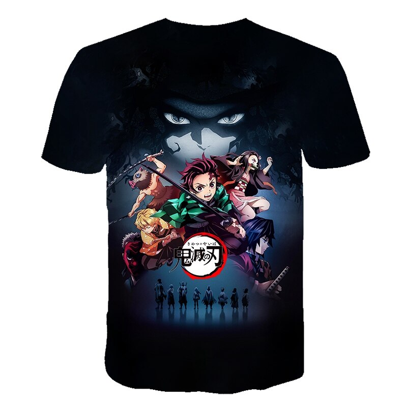 0 Ghost Blade 3D T-Shirt Men funny t shirts Fashion Hip Hop Women Demon Slayer Summer child Print Streetwear T-Shirt tops | Vimost Shop.