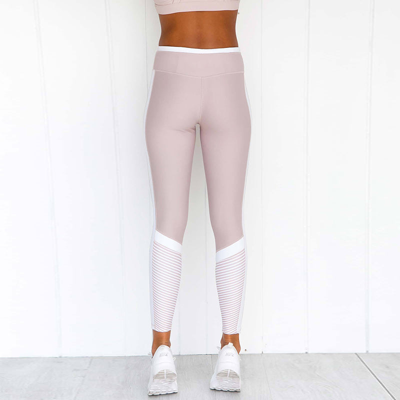 Tummy Control Pink Fitness Leggings Hight Waist Leggings Gym Yoga Pants | Vimost Shop.