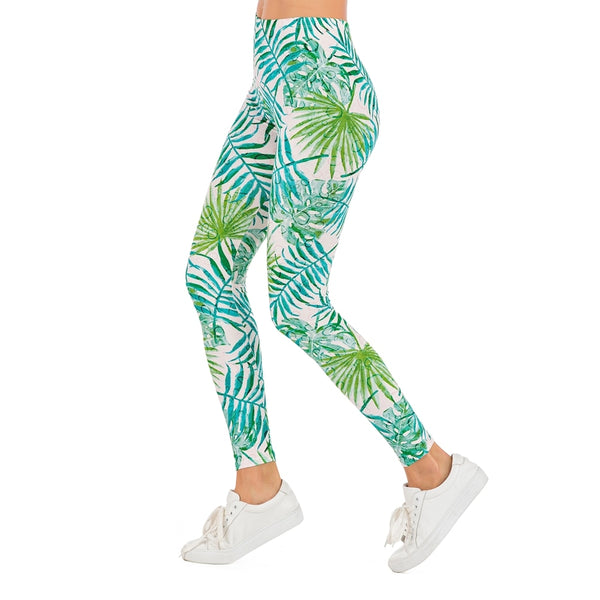 Women Fashion Legging Fluorescent tree branch Printing leggins Slim High Waist Leggings Woman Pants | Vimost Shop.