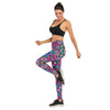 Women Fashion Legging Fluorescent tree branch Printing leggins Slim High Waist Leggings Woman Pants | Vimost Shop.