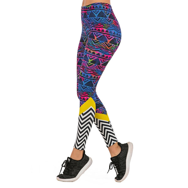 Women Fashion Legging Fluorescent tree branch Printing leggins Slim High Waist Leggings Woman Pants | Vimost Shop.