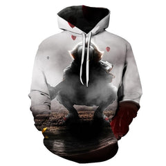 Horror Movie IT Clown 3D Print Hoodie Funny Pullover joker sweatshirt Hip Hop Sudadera hombre coat winter jacket men harajuku | Vimost Shop.