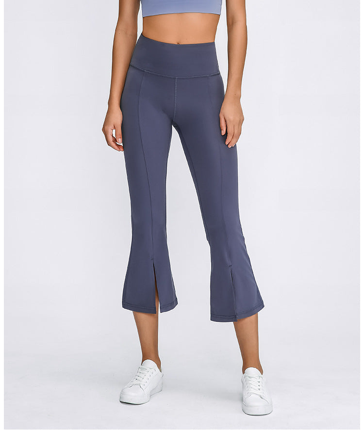 Naked-feel Fabric Plain Wide-legged Fitness  Women Yoga Pants | Vimost Shop.