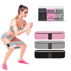 3PCS Hip Resistance Bands Yoga Anti-slip Gym Fitness Latex Band Leg Workout Exercises Braided Elastic Band Fitness Equipment | Vimost Shop.