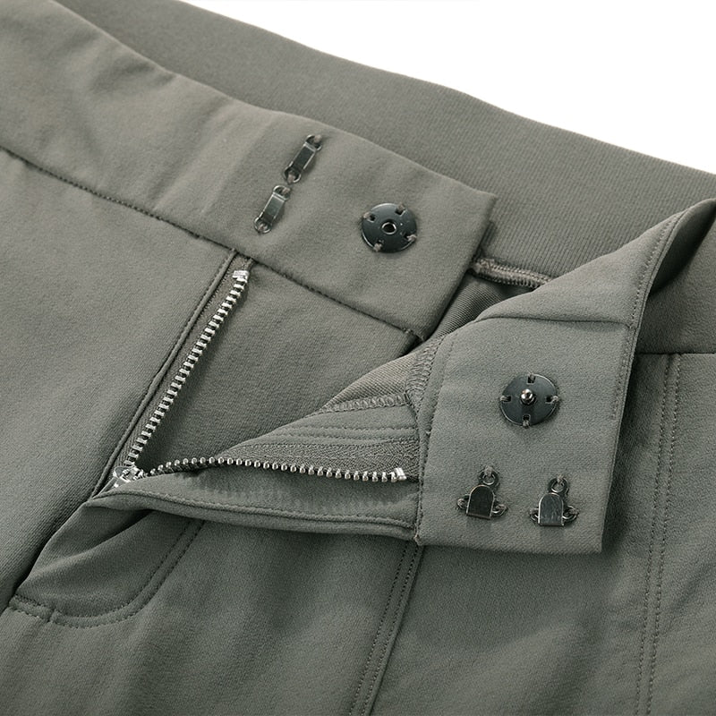 Women's Zip-off Hiking Pants Lightweight Quick Dry Comfy Casual Pants Elastic Waist Straight Leg