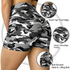 Women High Waist Sport Shorts Camouflage Print  Butt Workout Running Fitness Leggings Yoga Shorts Biker Shorts | Vimost Shop.