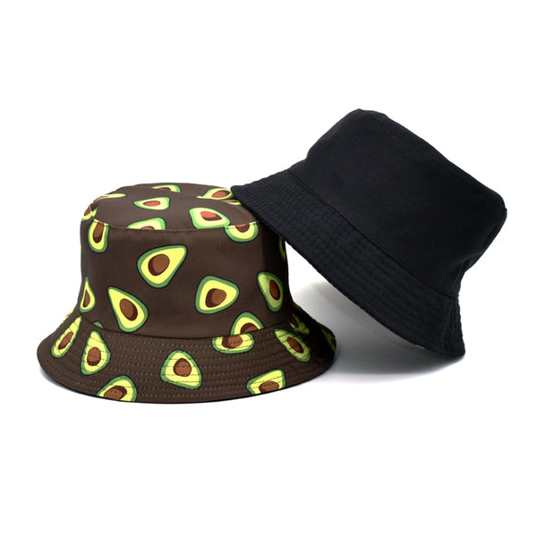 Summer Bucket Hat Reversible Unisex Panama Women Print Sun Hat Men Outdoor Cotton Casual Fisherman Hats Caps | Vimost Shop.