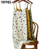 Summer leopard dress floral printing sundress sexy sleeveless midi dress | Vimost Shop.