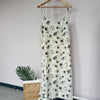 Summer leopard dress floral printing sundress sexy sleeveless midi dress | Vimost Shop.