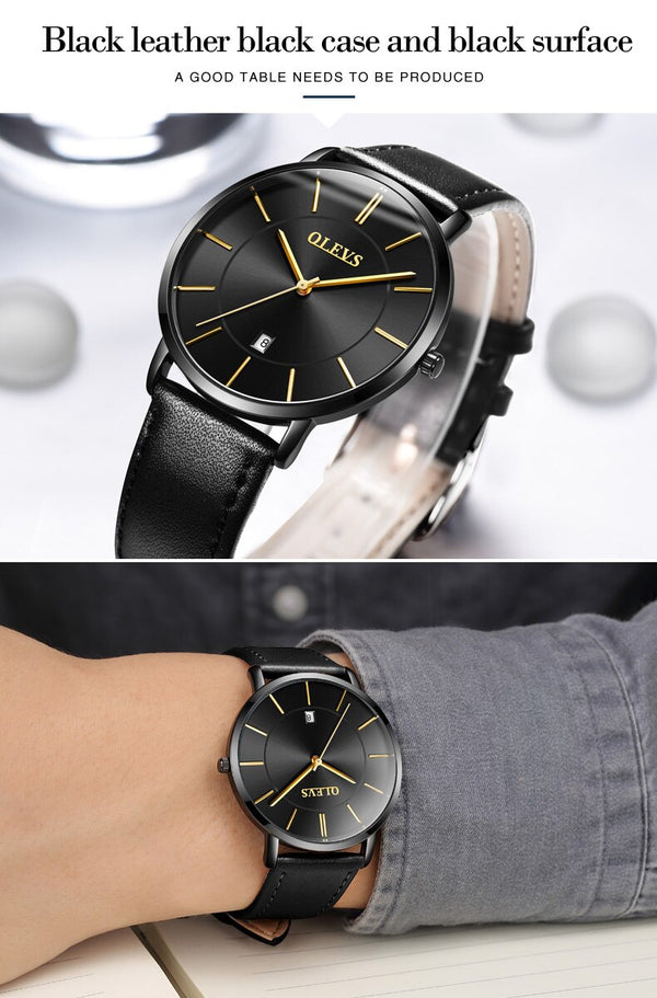 Fashion Couple Watches Popular Casual Quartz Women Men Watch Lover's Gift Clock Boys Girls Ultra thin Leather Wristwatch | Vimost Shop.