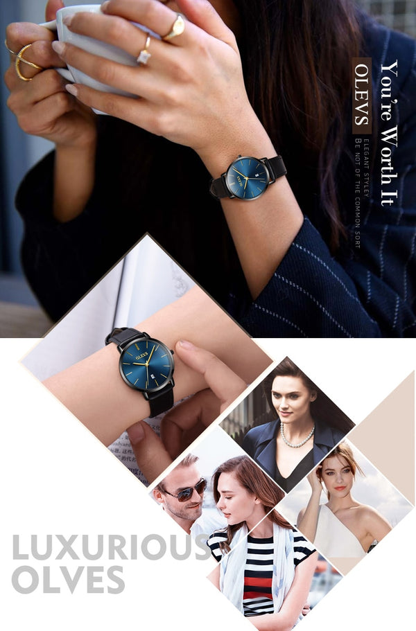 Fashion Couple Watches Popular Casual Quartz Women Men Watch Lover's Gift Clock Boys Girls Ultra thin Leather Wristwatch | Vimost Shop.