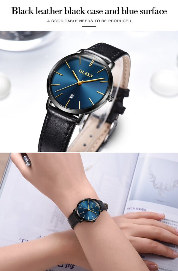 Fashion Couple Watches Popular Casual Quartz Women Men Watch Lover's Gift Clock Boys Girls Ultra thin Leather Wristwatch | Vimost Shop.