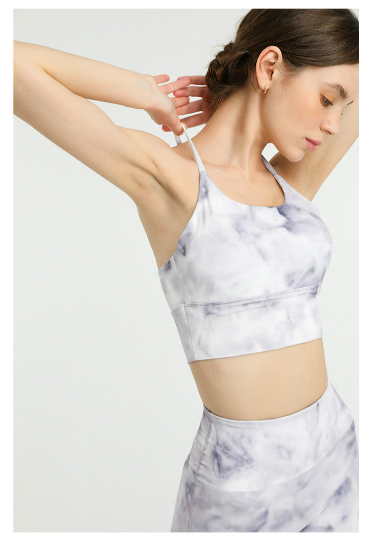 Tie Dye Buttery Soft Dance Yoga Sports Bras Tops Women | Vimost Shop.