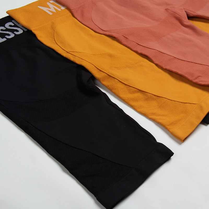 Women High Waist Energy Seamless Yoga Shorts Push Up Hip Gym Shorts Fitness Sports Leggings Compression Pants Women | Vimost Shop.