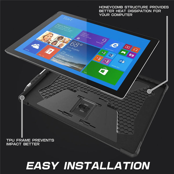 For Surface Pro 7 2019/Pro 6/Pro 5 /Pro 4/Pro LTE Case SUPCASE UB PRO Full-Body Kickstand Rugged Cover,Compatible With Keyboard | Vimost Shop.