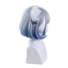 Mixed Blue Bob Lolita Wigs with Bangs Short Harajuku Cosplay Wig Pink Wig Heat Resistant Synthetic Hair Party | Vimost Shop.