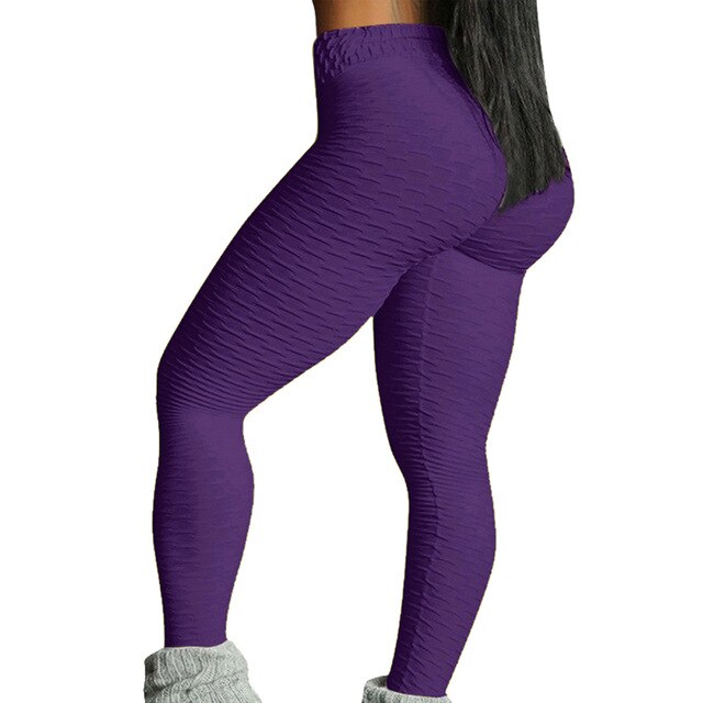 Women Butt  Yoga Pants Sexy Seamless Fitness Sport Leggings Tummy Control Gym High Waist Solid Compression Tights | Vimost Shop.