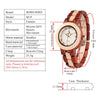 Wood Watch Women Relogio Feminino Luxury Bracelet with Fine Wooden Strap Quartz Wristwatches | Vimost Shop.