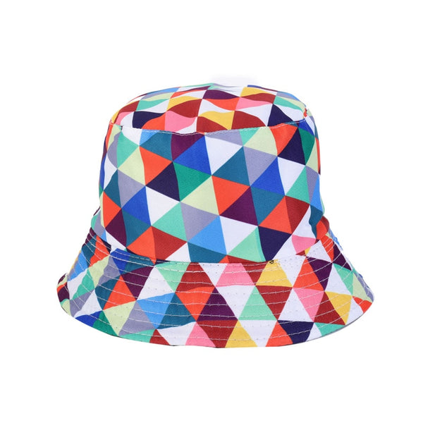 Original Print Women Bucket Hat Reversible Fisherman Hat Men Hip Hop Cap Outdoor Travel Panama Hat | Vimost Shop.
