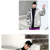 New Spring men Bright Leather Jacket Hooded Multi-pocket Fashion Design Men's Jackets and Coats Clothes Big Size 4XL 5XL | Vimost Shop.