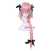 New Arrival Game Fate Apocryph Astolfo Cosplay Wigs Long Pink Heat Resistant Synthetic Hair Halloween Cosplay Wig | Vimost Shop.