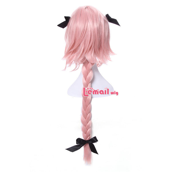 New Arrival Game Fate Apocryph Astolfo Cosplay Wigs Long Pink Heat Resistant Synthetic Hair Halloween Cosplay Wig | Vimost Shop.