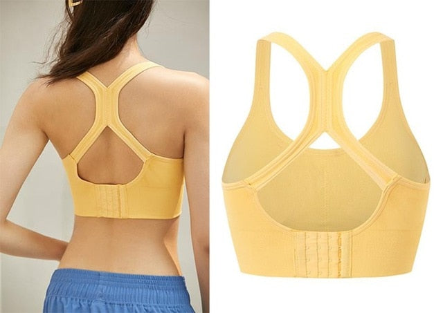 Sexy Sports Bra Solid Back Yoga Tank Top Women Fitness Dry Vest | Vimost Shop.