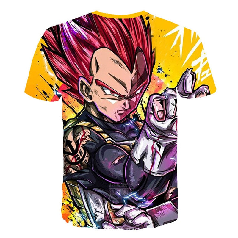 New Dragon Ball Z T Shirts Mens Summer 3D Print Super Saiyan Goku Black Zamasu Vegeta Dragonball Casual Tee Shirt tops Tee | Vimost Shop.