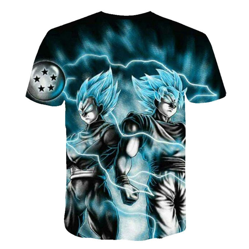 New Dragon Ball Z T Shirts Mens Summer 3D Print Super Saiyan Goku Black Zamasu Vegeta Dragonball Casual Tee Shirt tops Tee | Vimost Shop.