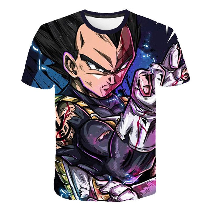 New Dragon Ball Z T Shirts Mens Summer 3D Print Super Saiyan Goku Black Zamasu Vegeta Dragonball Casual Tee Shirt tops Tee | Vimost Shop.