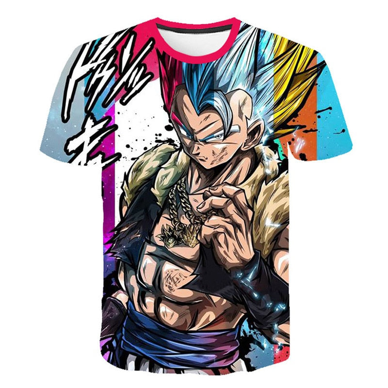 New Dragon Ball Z T Shirts Mens Summer 3D Print Super Saiyan Goku Black Zamasu Vegeta Dragonball Casual Tee Shirt tops Tee | Vimost Shop.