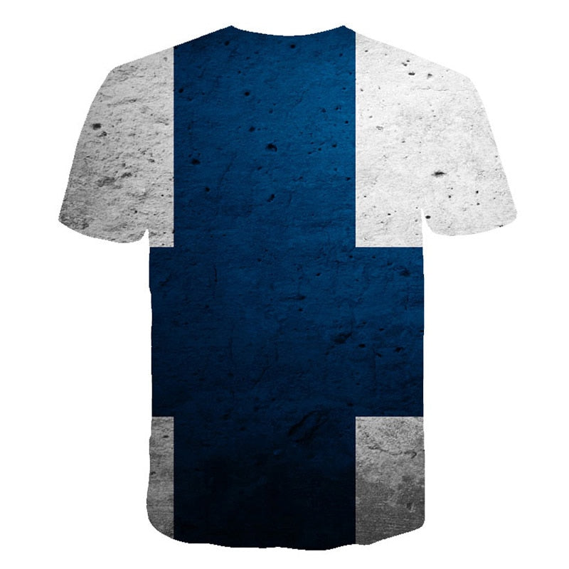 Retro Federal Republic of Germany Flag T-shirt Men/Women Couple Lovers Models Fashion Short sleeve Round neck T-shirt | Vimost Shop.